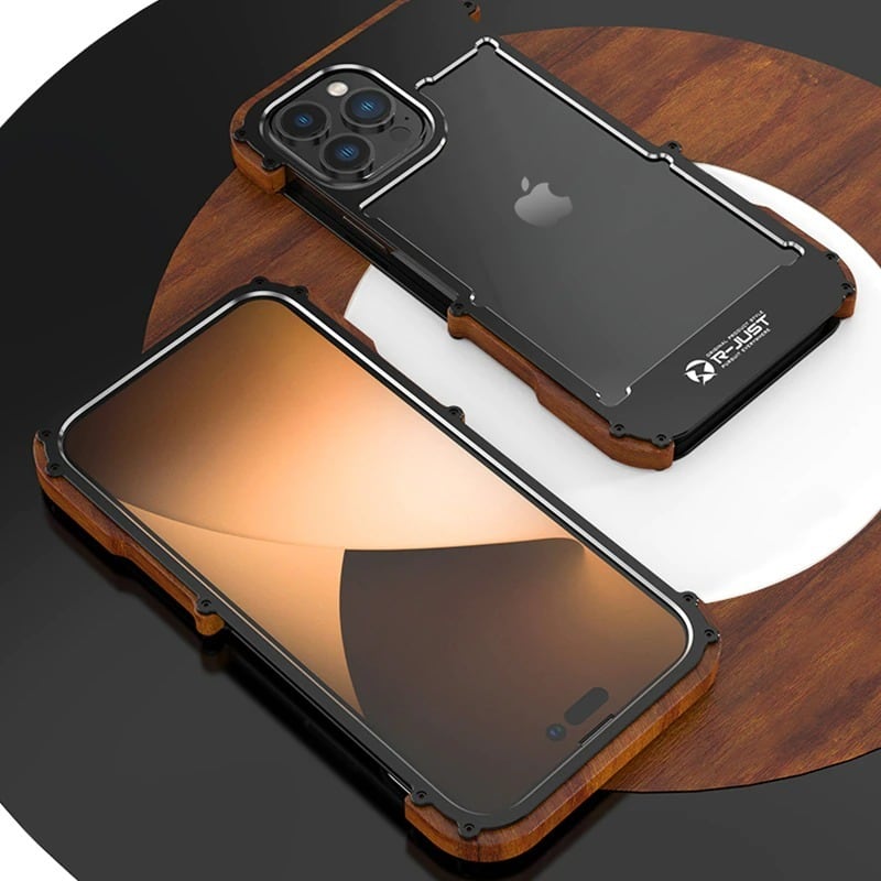 Bumper Cavity Case - Wood × Aluminum【BJ0160】