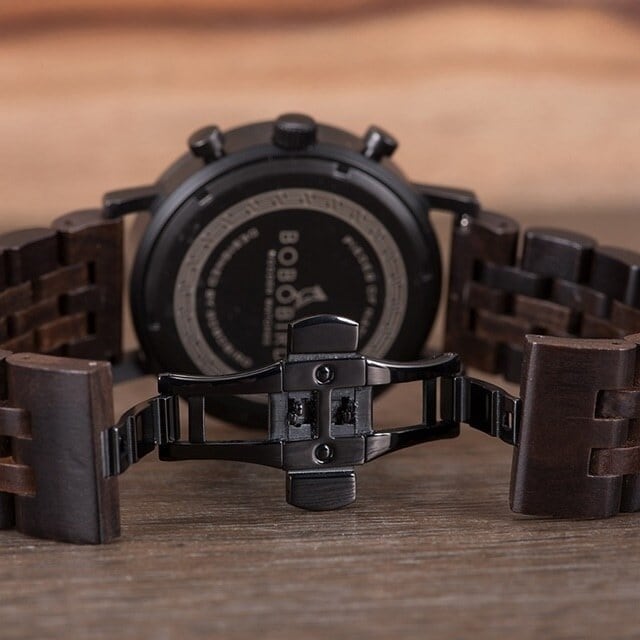 [3atm] Wooden watch - Dry Leaves【BJ2414】