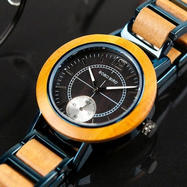 Wooden watch - Mocha Advance【BJ2166】