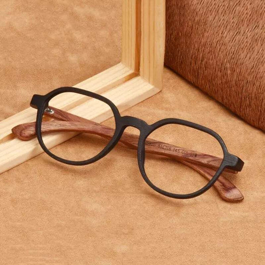 Wooden temple glasses - Wellington【BJ0198】