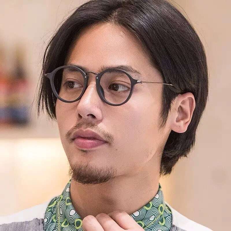 Vintage Wood grain Glasses【BJ2560】