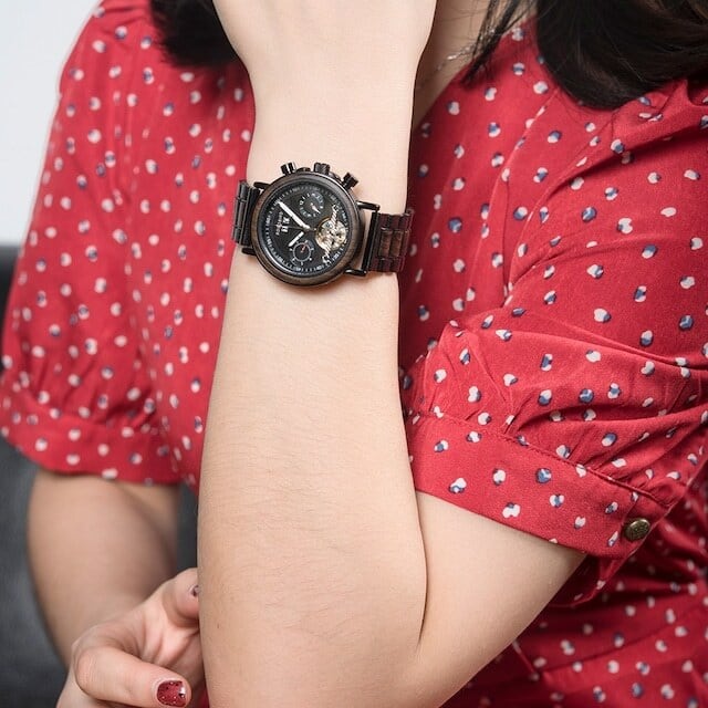 [3atm] Wooden mechanical watch - Couple【BJ0121】