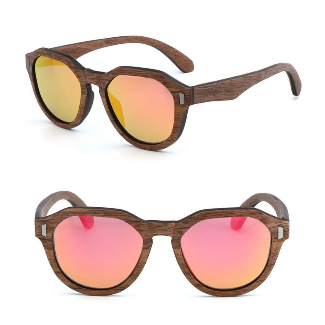 Fashionable Wood Frame Sunglasses【BJ0522】
