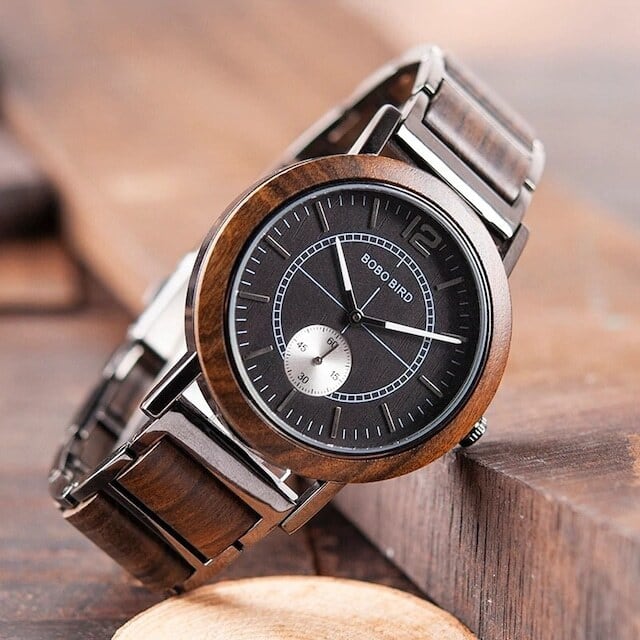 Wooden watch - Mocha Advance【BJ2166】