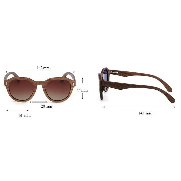 Fashionable Wood Frame Sunglasses【BJ0522】