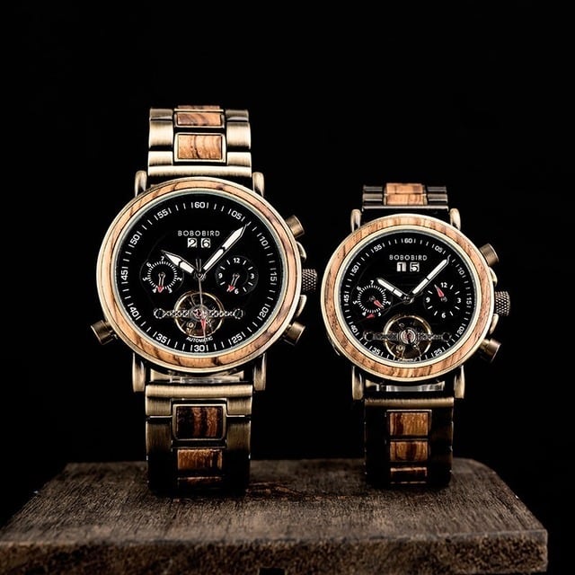 [3atm] Wooden mechanical watch - Couple【BJ0121】
