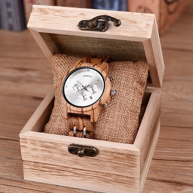 [3atm] Wooden watch - Refinement Dish【BJ0030】