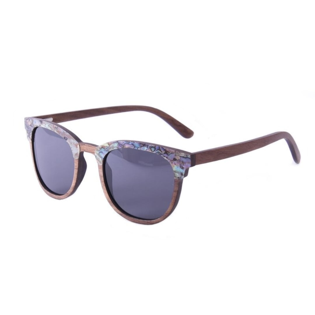 Seashell And Wood Frame Sunglasses【BJ0533】