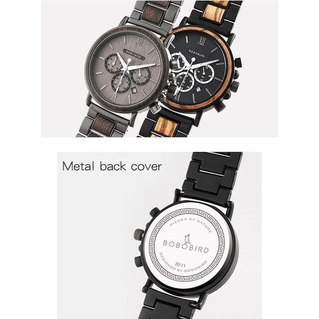 [5atm] Wooden watch - Sacred Snow rage【BJ2207】