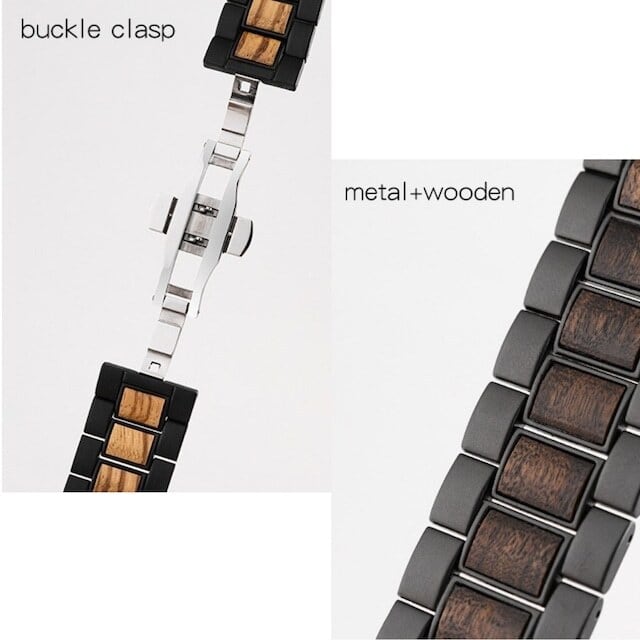 [5atm] Wooden watch - Sacred Snow rage【BJ2207】