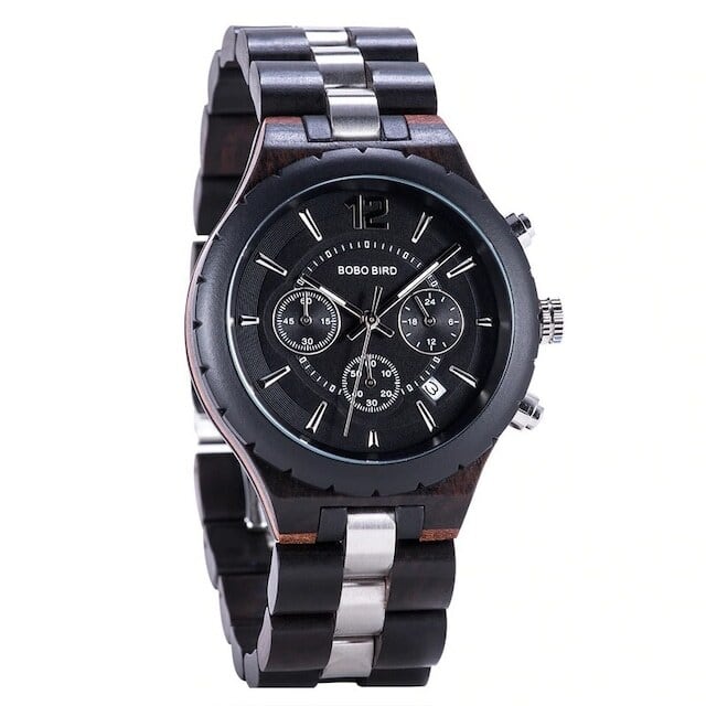 Wooden watch - Cryptograph Disk【BJ2147】