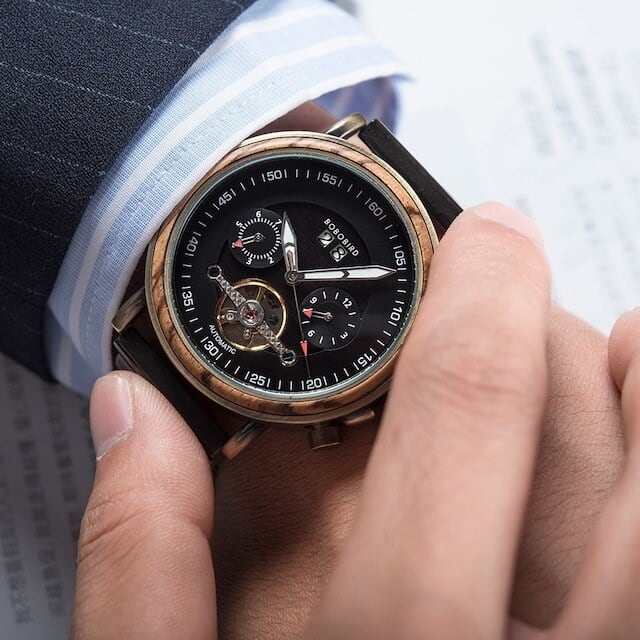 [3atm] Wooden mechanical watch - Couple【BJ0121】