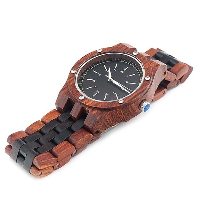 [3atm] Wooden watch - Antique Ash【BJ2418】