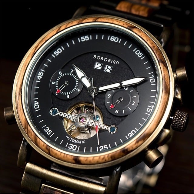 [3atm] Wooden mechanical watch - Couple【BJ0121】