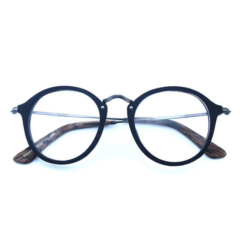 Vintage Wood grain Glasses【BJ2560】