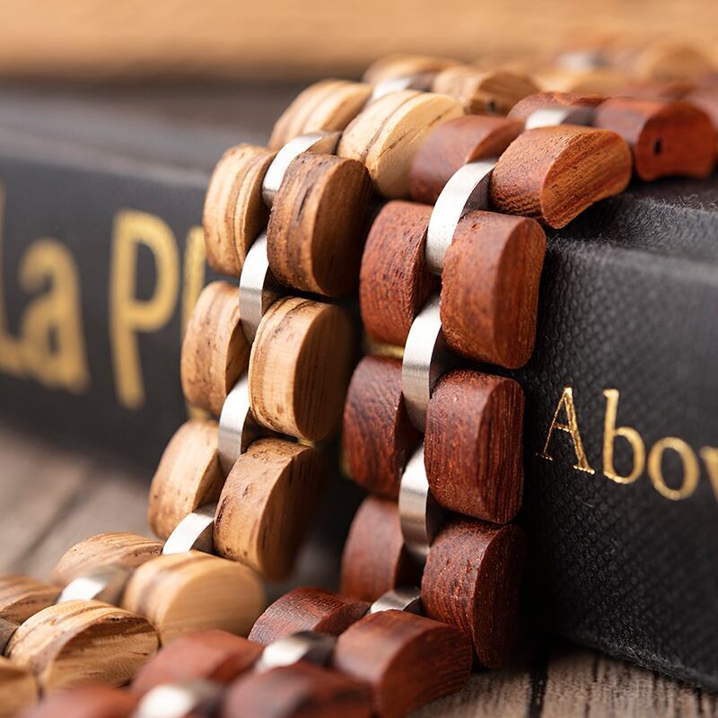 Wooden Vintage Blacelet【BJ0041】