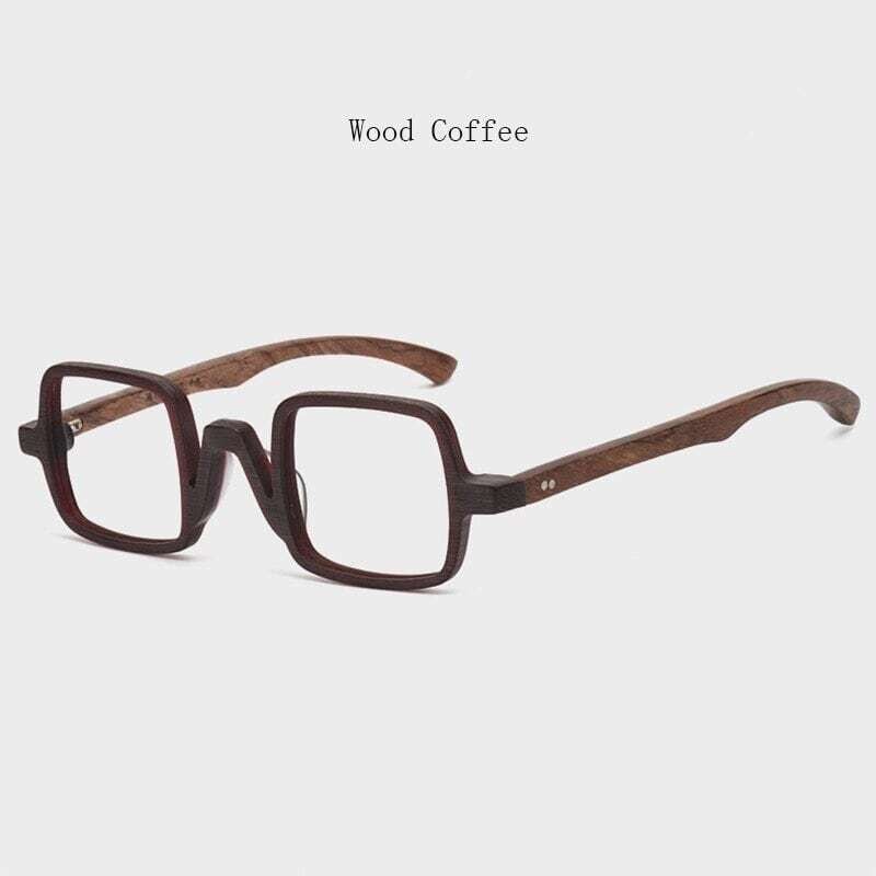 Wooden Square Gothic Glasses【BJ0280】