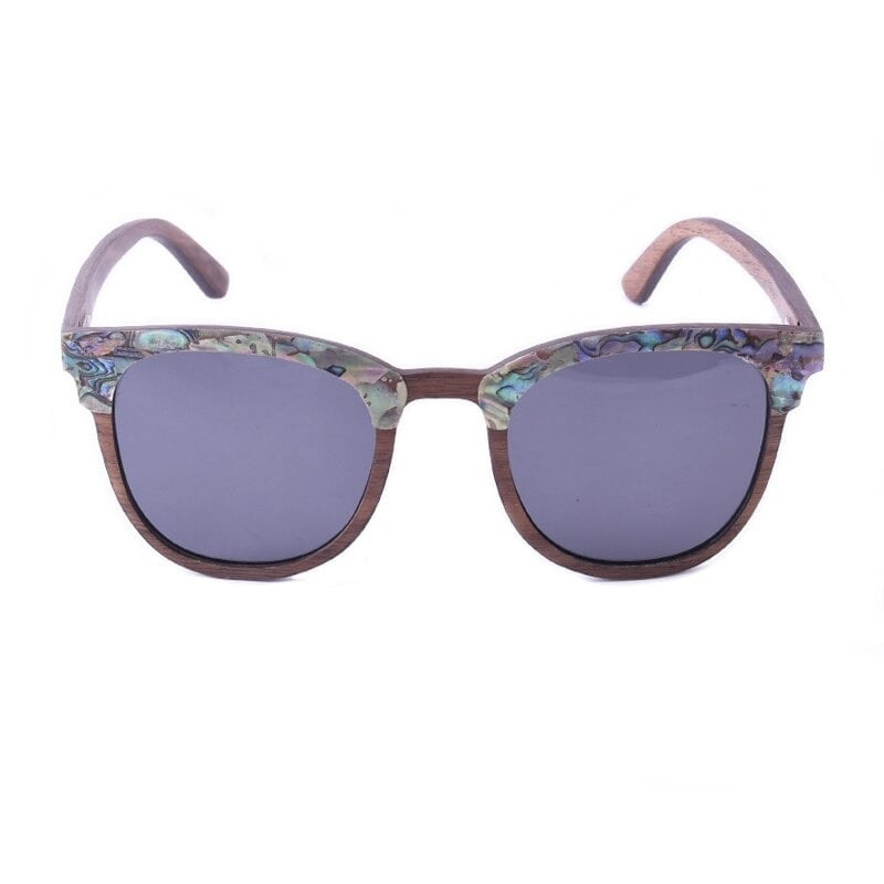 Seashell And Wood Frame Sunglasses【BJ0533】