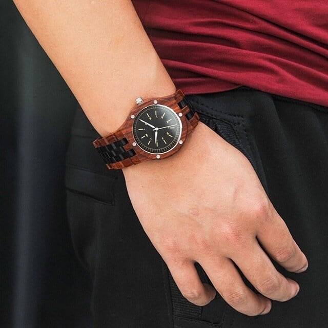 [3atm] Wooden watch - Antique Ash【BJ2418】