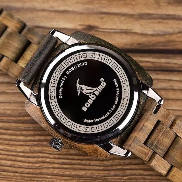 Wooden watch - Twin Silvers【BJ2174】