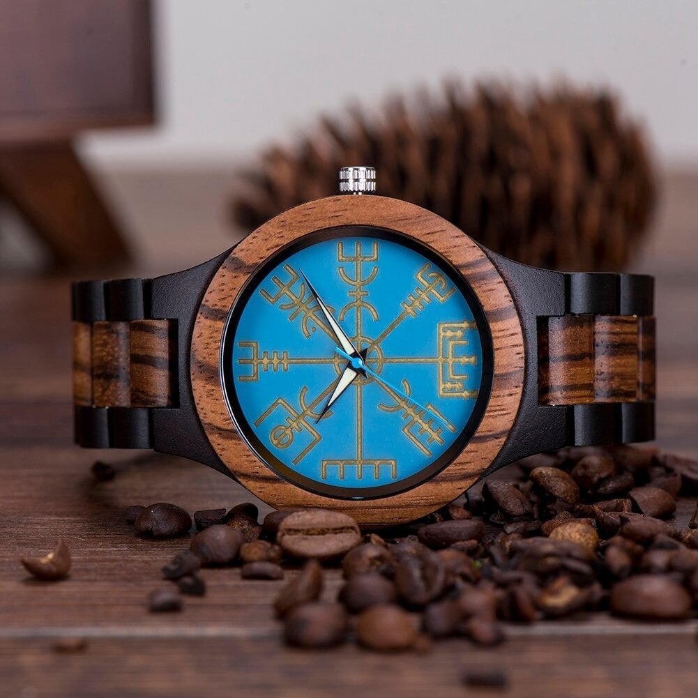 Vivid Color Wood Quartz Movement Watch【BJ0548】