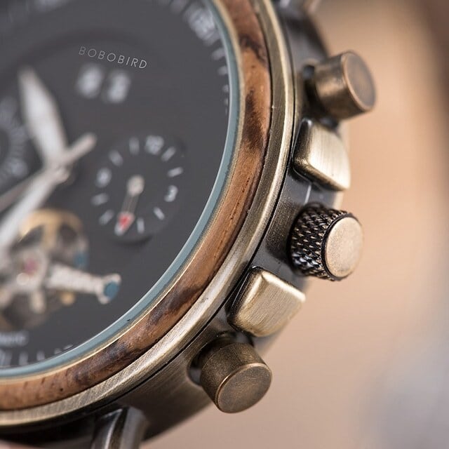 [3atm] Wooden mechanical watch - Couple【BJ0121】