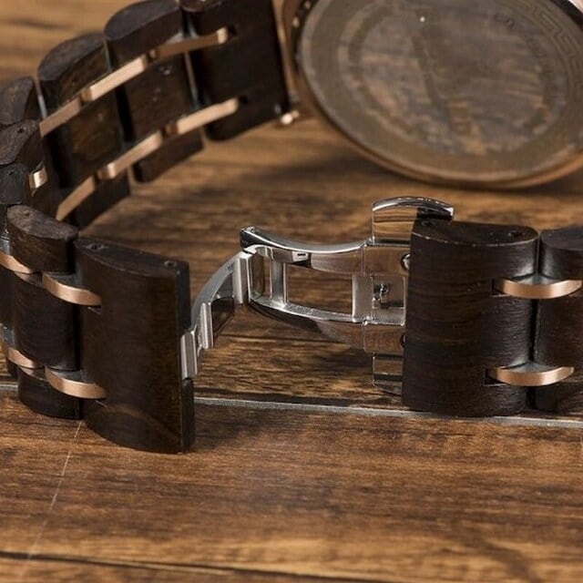[3atm] Wooden watch - Crescent Diva【BJ2171】