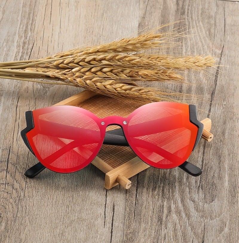 Stylish Wood Butterfly Frame Sunglasses【BJ0525】