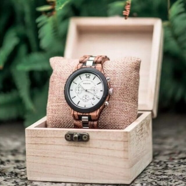 Wooden watch - Cryptograph Disk【BJ2147】
