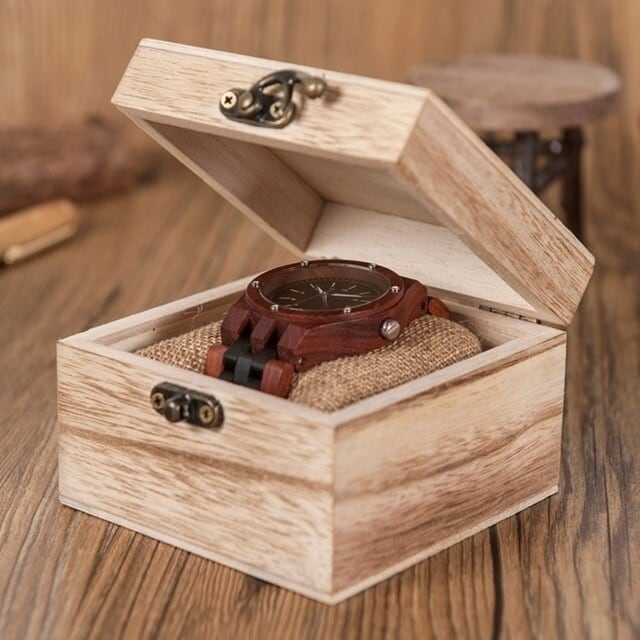 [3atm] Wooden watch - Antique Ash【BJ2418】