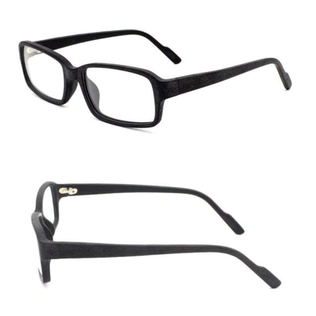 Wood grain glasses - Square（木目のスクエアメガネ）【BJ0075】