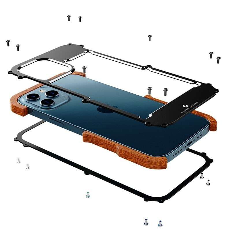 Bumper Cavity Case - Wood × Aluminum【BJ0160】