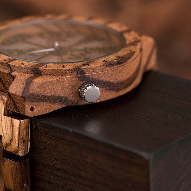 [3atm] Wooden watch - Sorcery Circle【BJ0116】