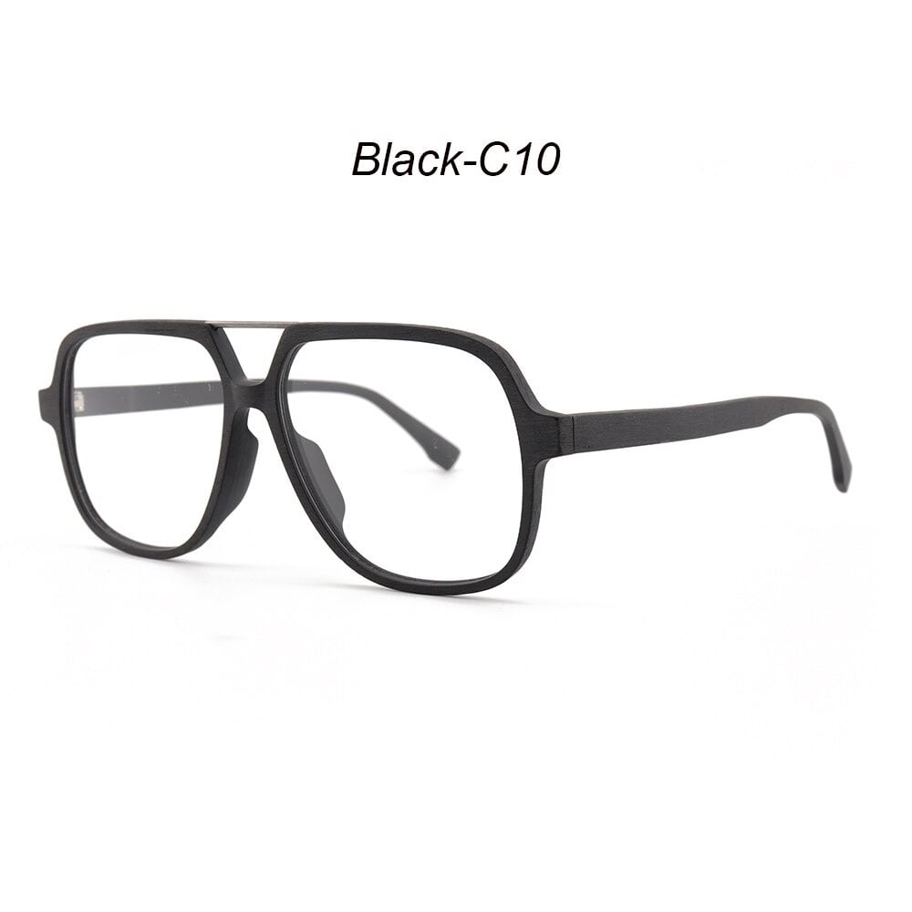 Fashionable Wood Oversized Square Glasses【BJ0512】
