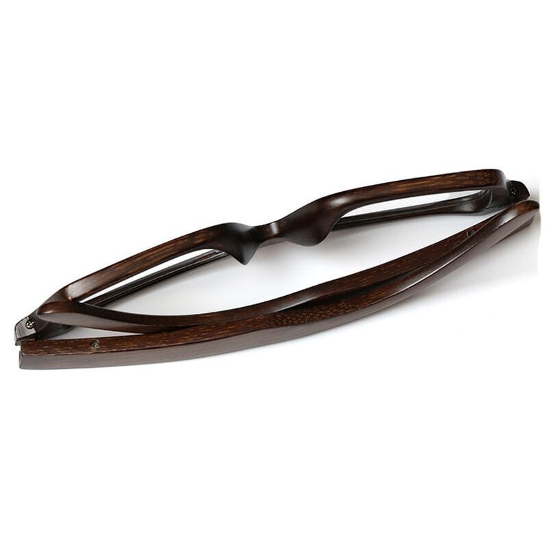 Black Bamboo Square Glasses【BJ0557】