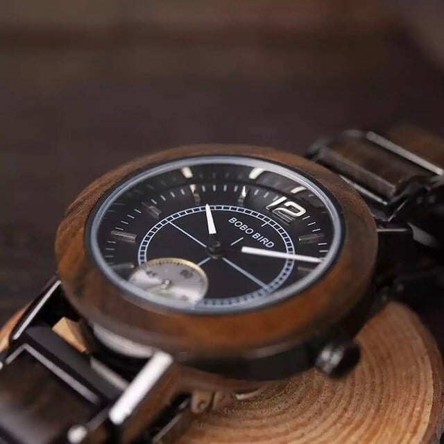 Wooden watch - Mocha Advance【BJ2166】