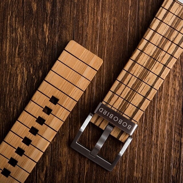 [3atm] Wooden watch - Square Rich【BJ2411】