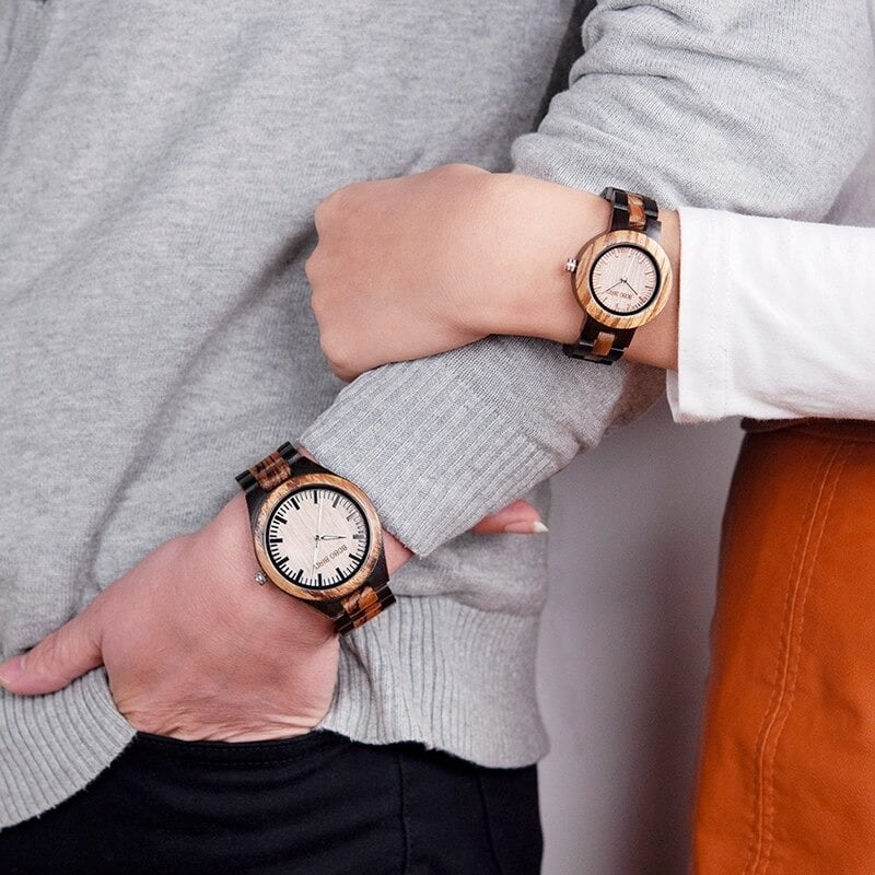 Couple Wood Quartz Movement Watch【BJ0547】