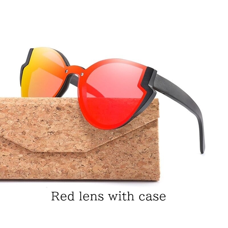 Stylish Wood Butterfly Frame Sunglasses【BJ0525】