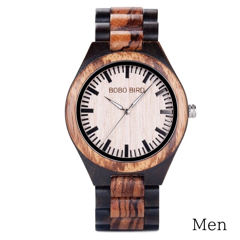 Couple Wood Quartz Movement Watch【BJ0547】