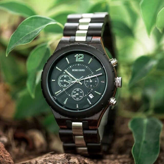 Wooden watch - Cryptograph Disk【BJ2147】