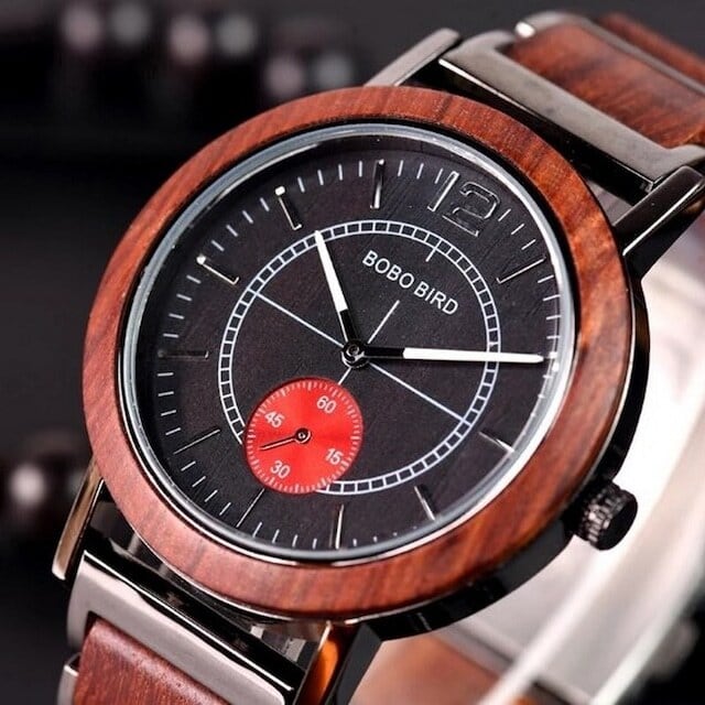 Wooden watch - Mocha Advance【BJ2166】