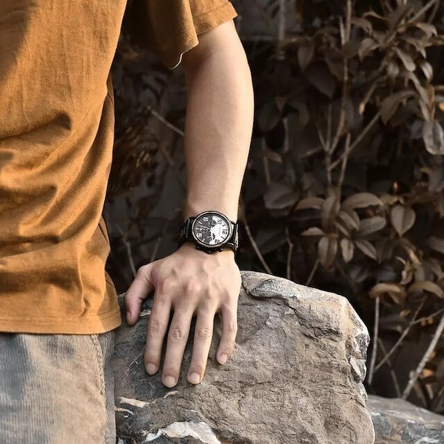 [3atm] Wooden watch - Retro Billboard【BJ0117】