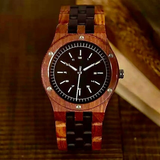 [3atm] Wooden watch - Antique Ash【BJ2418】