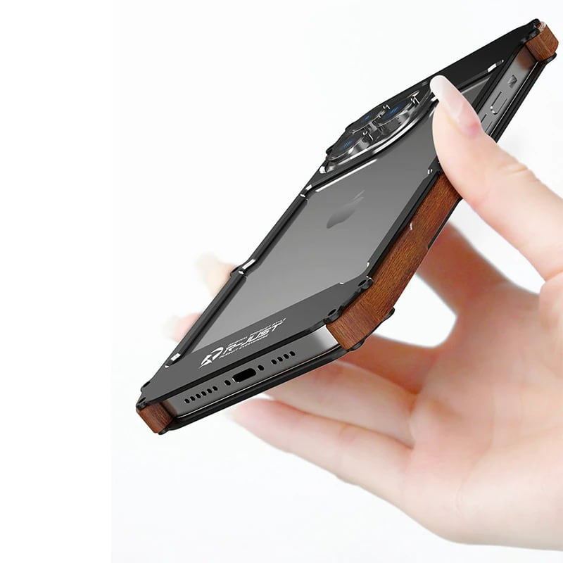 Bumper Cavity Case - Wood × Aluminum【BJ0160】