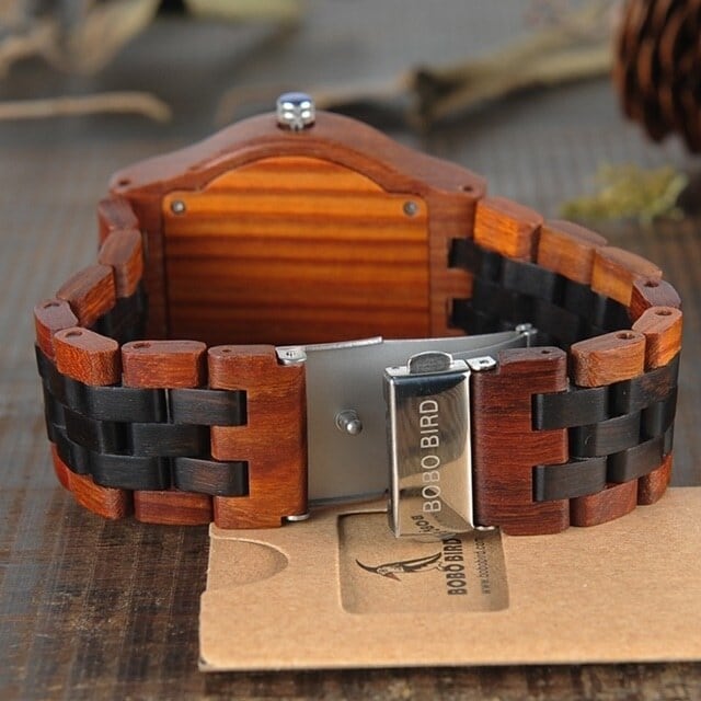 [3atm] Wooden watch - Antique Ash【BJ2418】