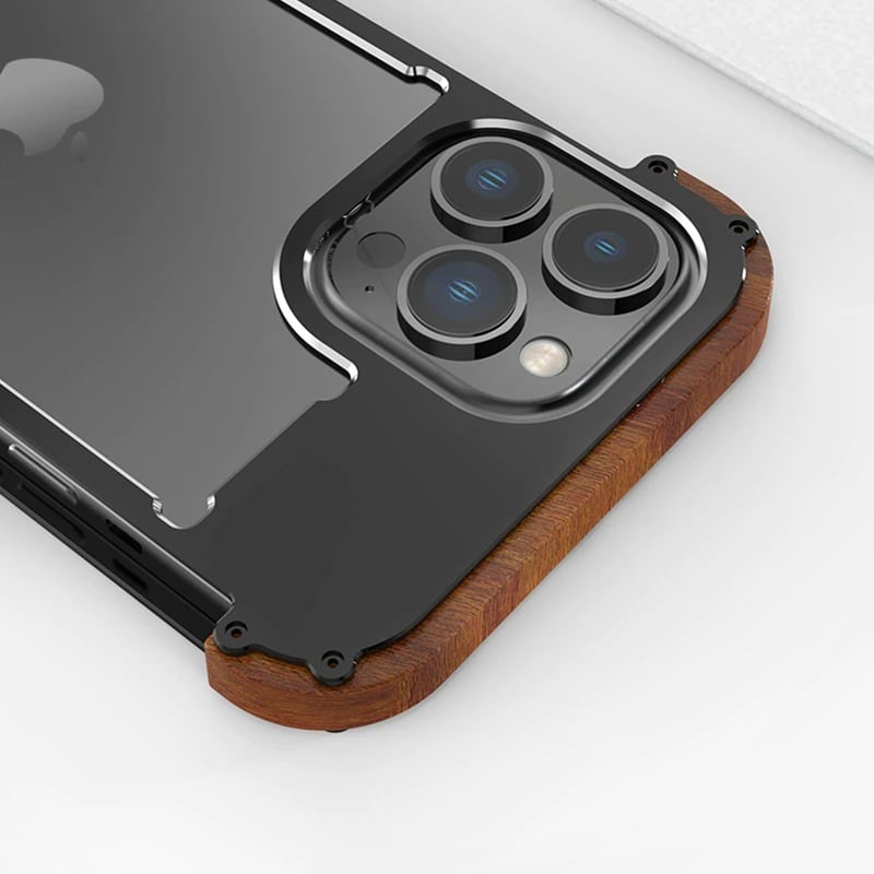 Bumper Cavity Case - Wood × Aluminum【BJ0160】