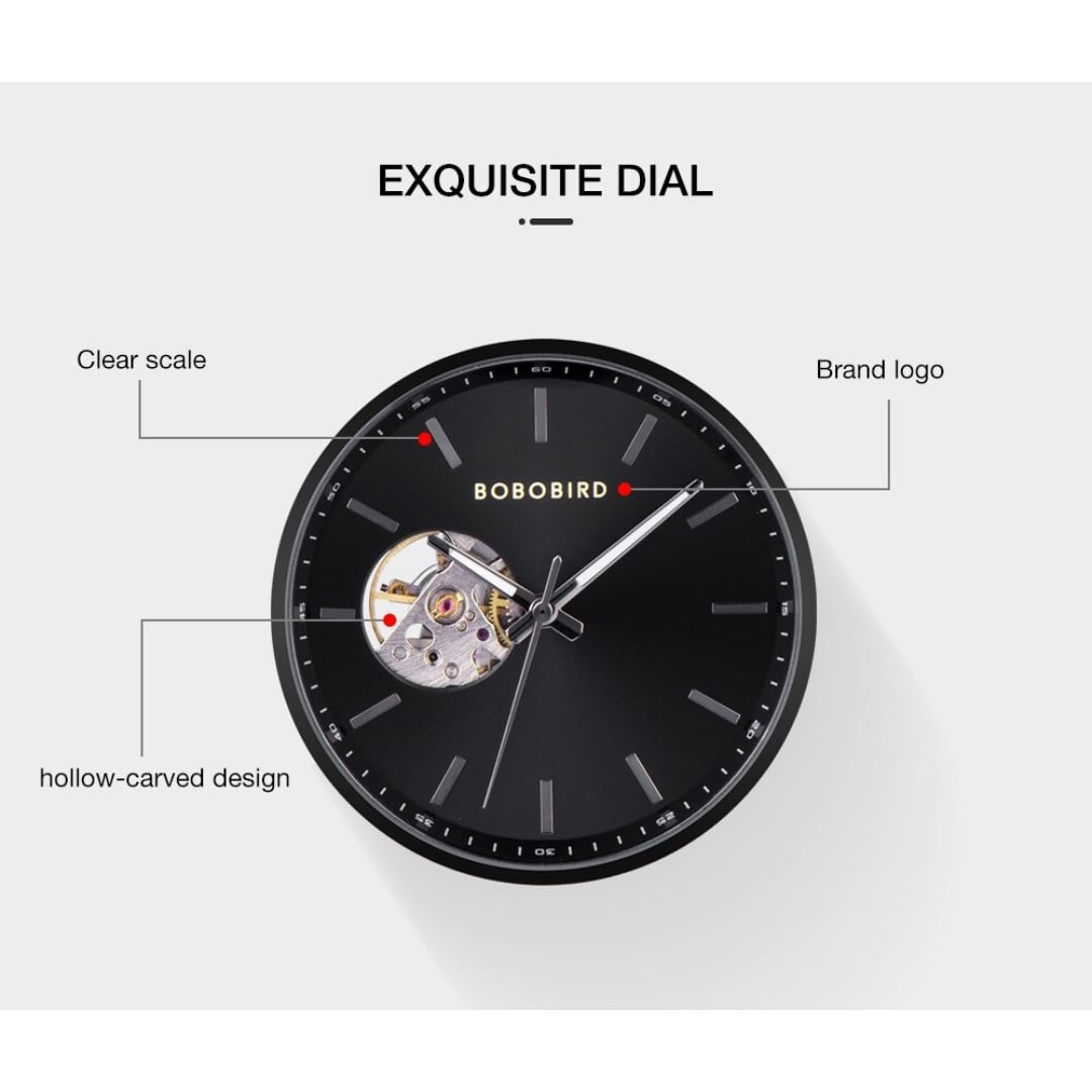 Simple Design Automatic Mechanical Watch【BJ0542】