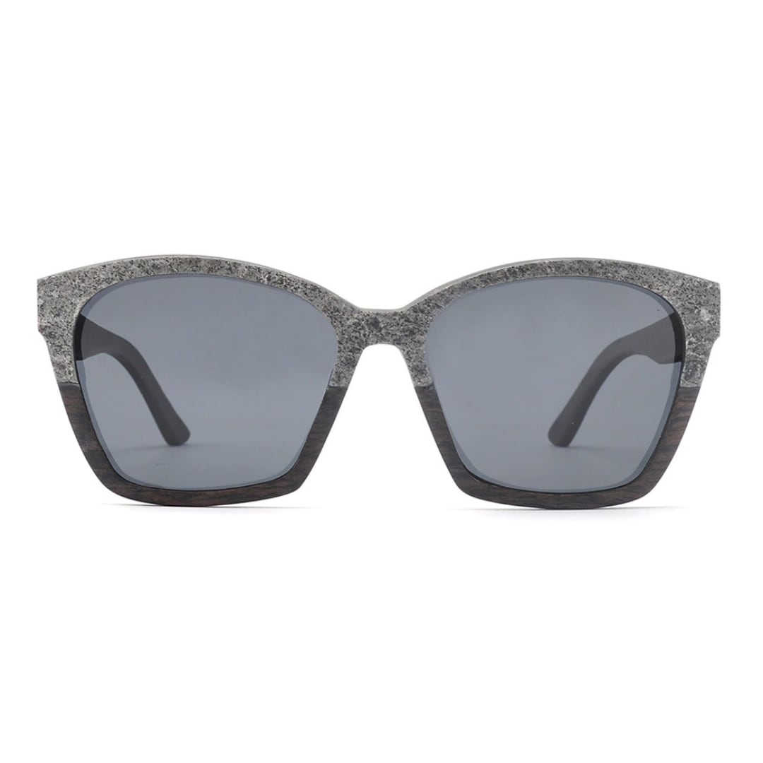 Two Materials Frame Wood Sunglasses【BJ0531】