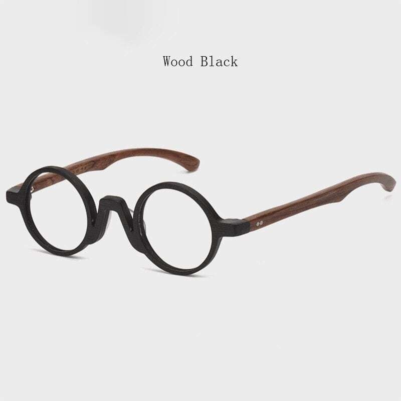 Wooden Round Frame Glasses【BJ0279】